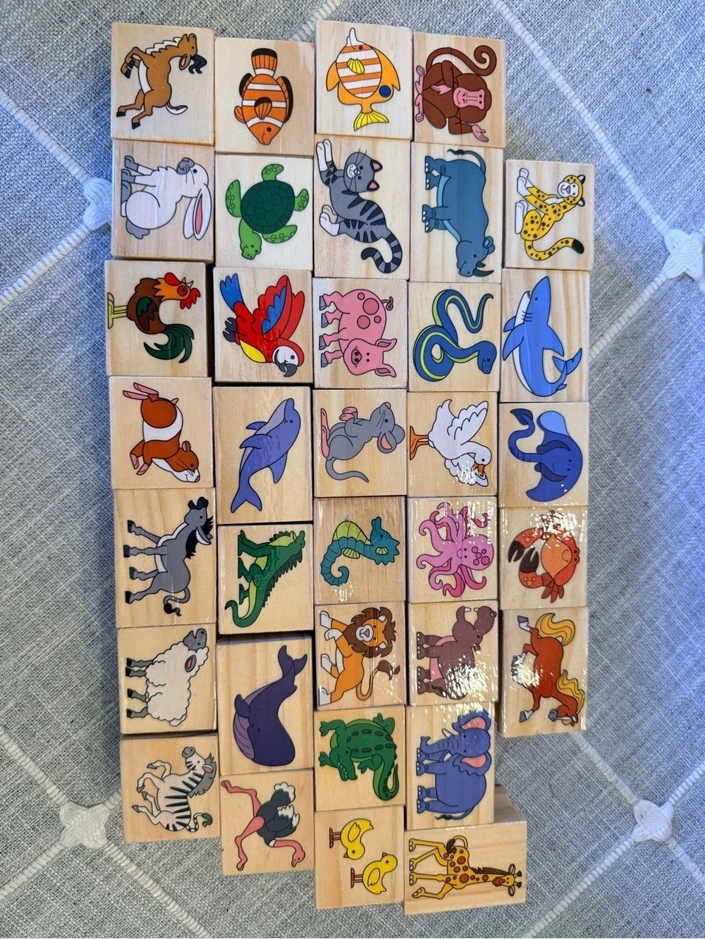 35 Melissa And Doug Animal Rubber Stamps